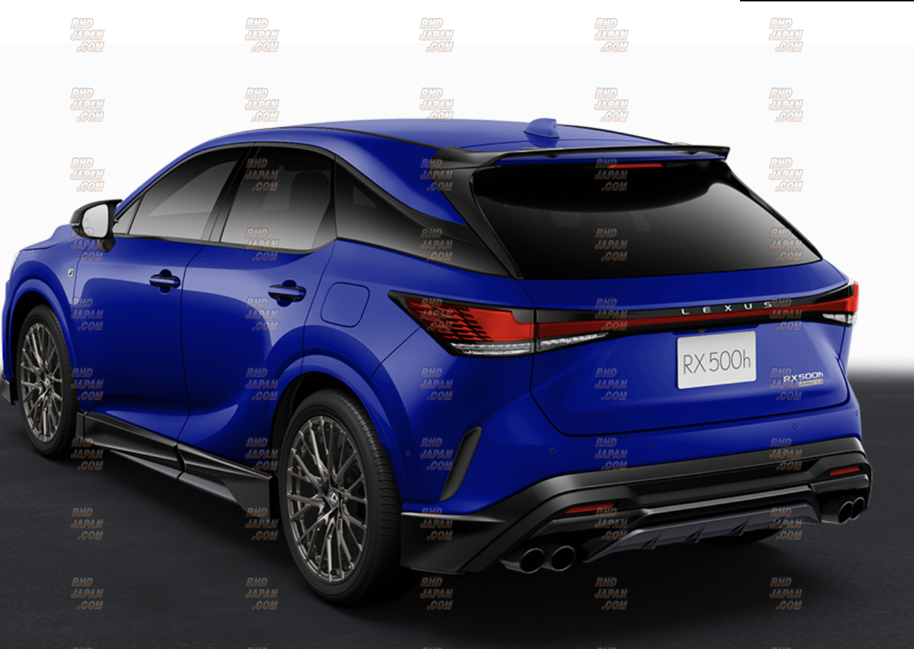 TRD F Sport Parts Rear Under Diffuser Black Edition - Lexus RX